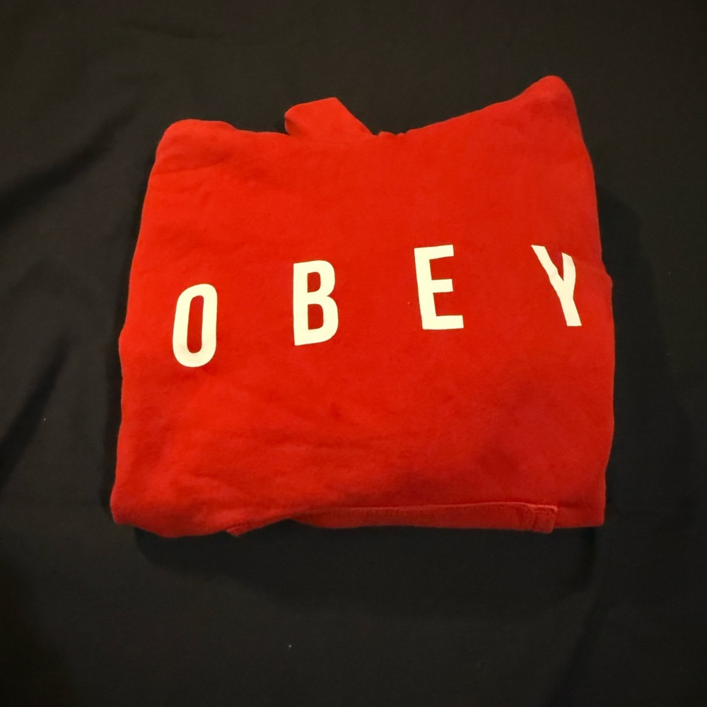 Obey Vibrant Red Hoodie